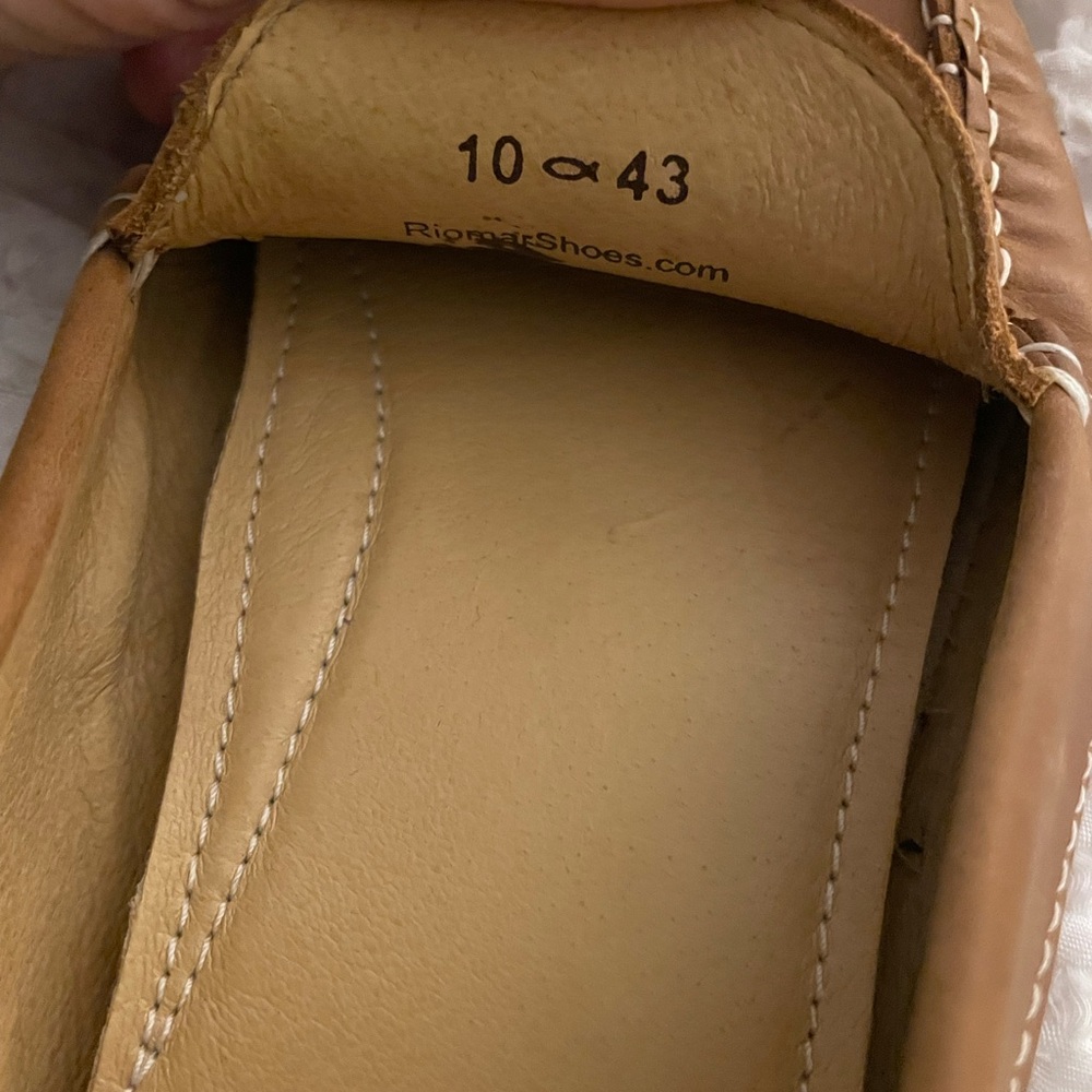 Riomar Light Brown Loafers size 10